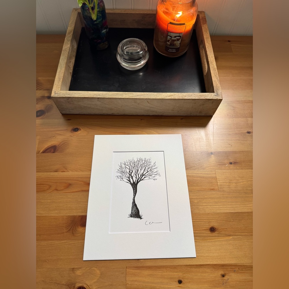 New Original Signed Artwork Ink on Paper
